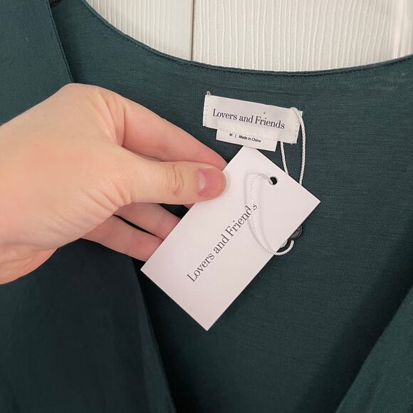 Lovers and Friends Sundance Maxi Dress in Everglade Green - Picture 5 of 9